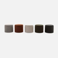 Pouf contenitore in tessuto