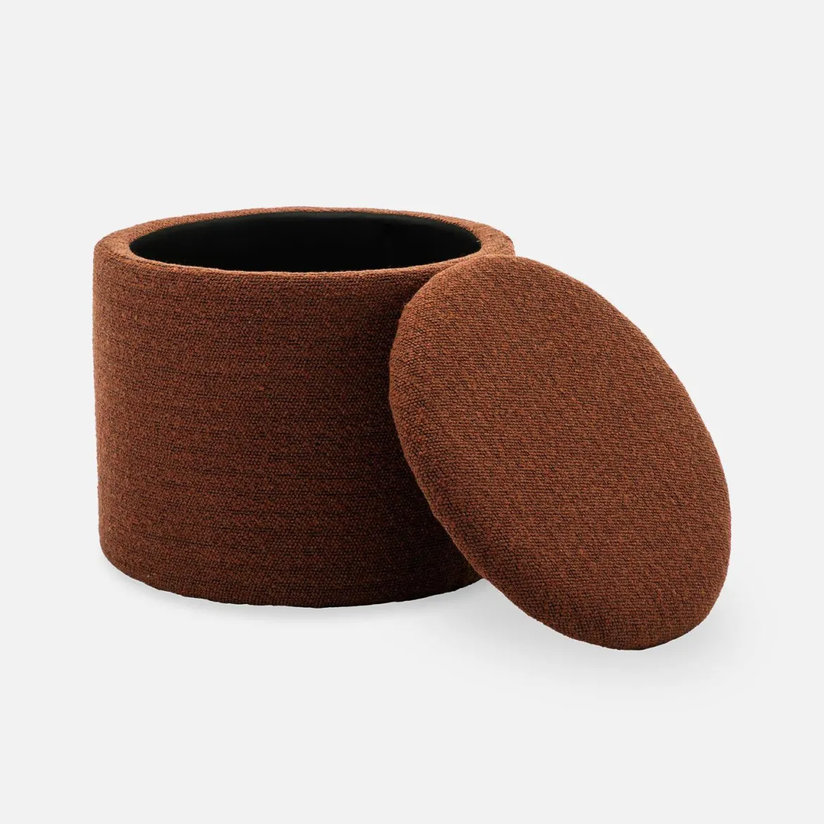 Pouf contenitore in tessuto