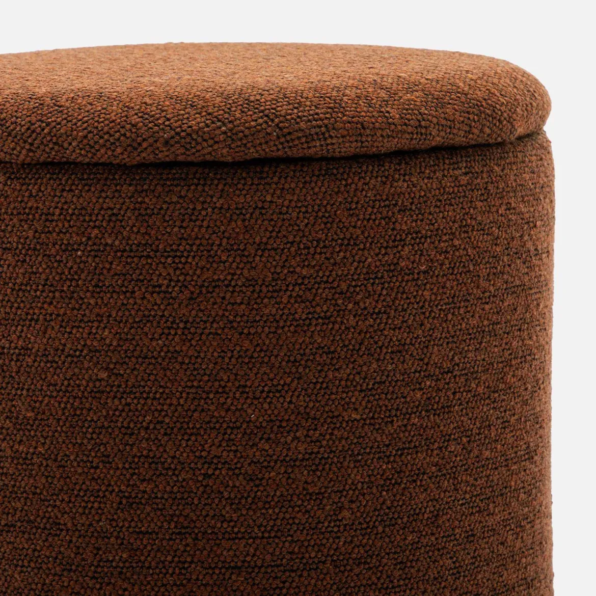 Pouf contenitore in tessuto