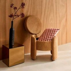 Pouf contenitore in tessuto