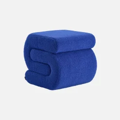 Pouf in bouclé