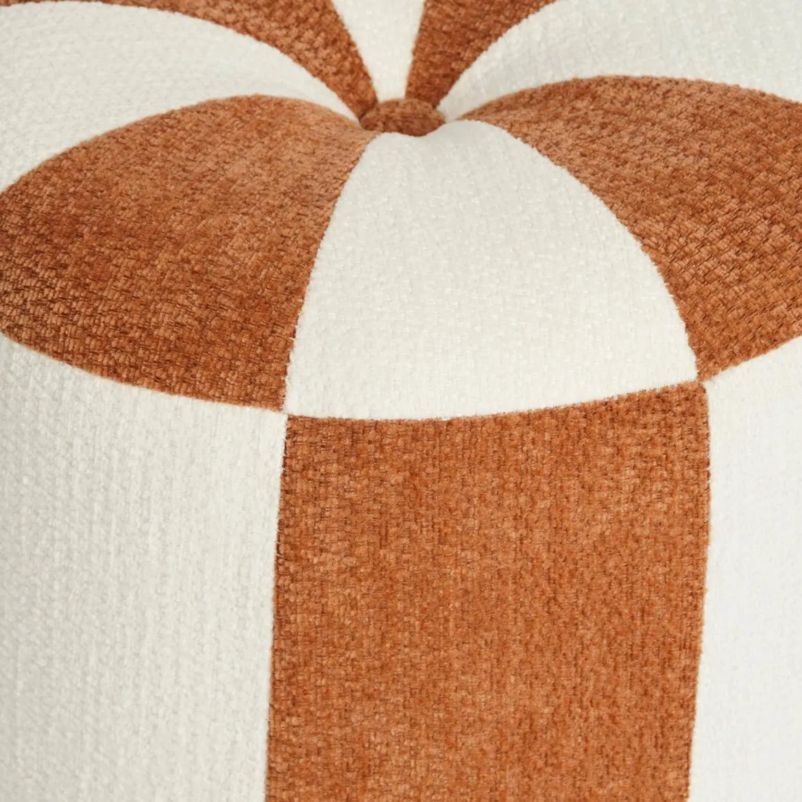 Pouf per bambini in tessuto ciniglia