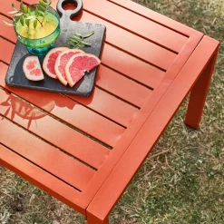 Salotto da giardino in alluminio, 4 posti