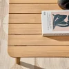 Salotto da giardino in legno di acacia e corde, 4 posti