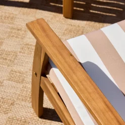 Salotto da giardino in legno, 4 posti