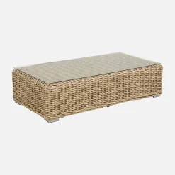 Salotto da giardino in resina extra large, 4 posti