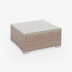 Salotto da giardino premium in resina intrecciata, 5 posti