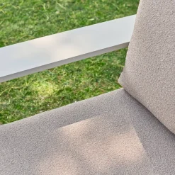 Salotto da giardino in alluminio, 5 posti