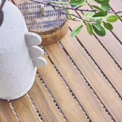 Salotto da giardino in legno di acacia, 5 posti