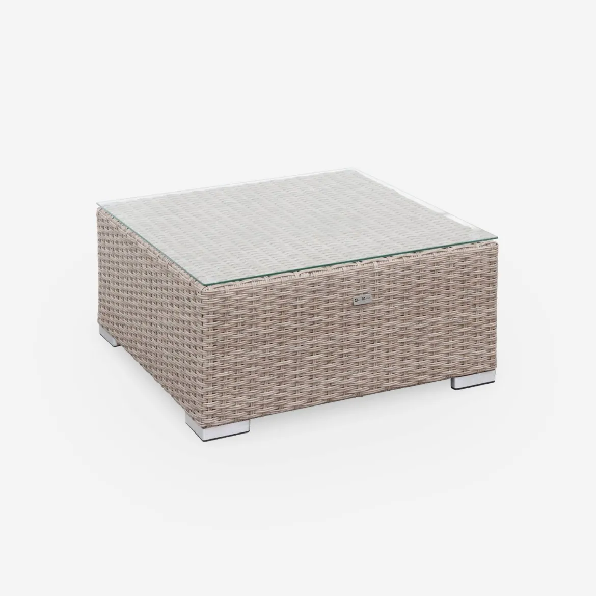 Salotto da giardino premium in resina intrecciata, 5 posti