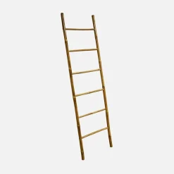 Scala decorativa in bambù con 6 montanti