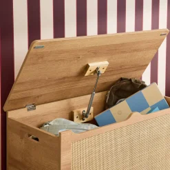 Scatola per giocattoli in legno per bambini