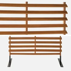 Schermo pieghevole in legno 100cm