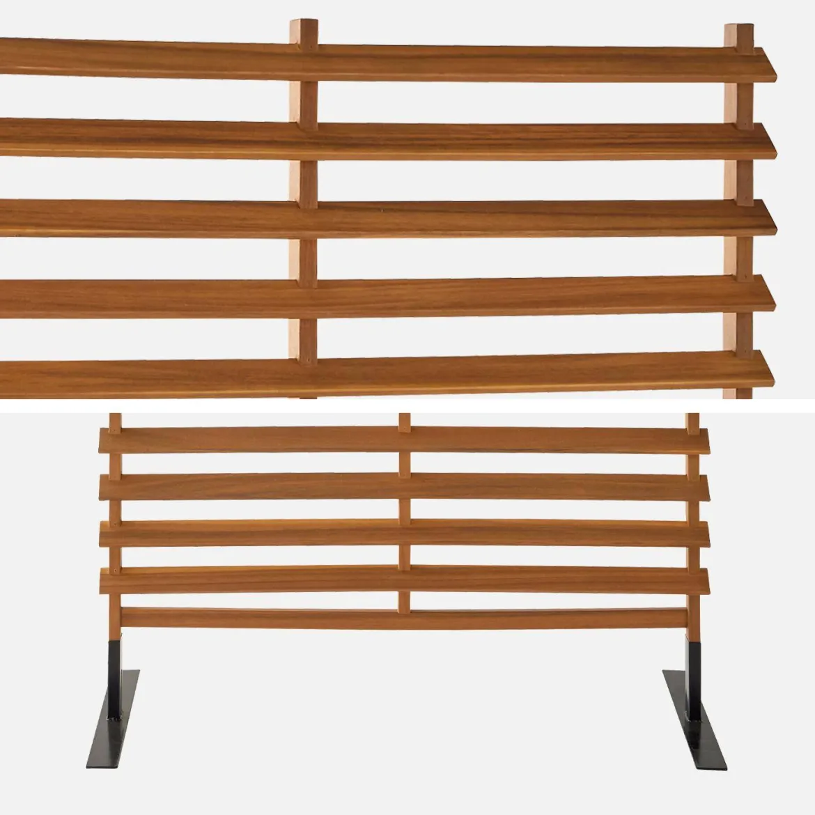 Schermo pieghevole in legno 100cm