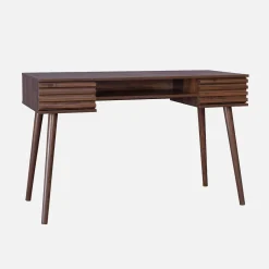 Scrivania effetto legno 2 cassetti