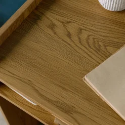 Scrivania decorazione legno 2 cassetti di stoccaggio