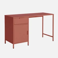 Scrivania per bambini in acciaio laminato, 1 cassetto