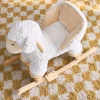 Sedia a dondolo pecorella per bambini