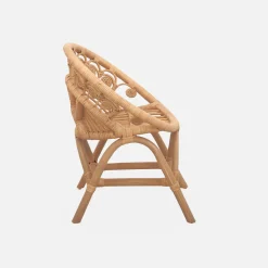 Sedia per bambini in rattan