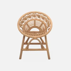 Sedia per bambini in rattan