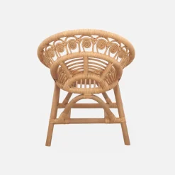 Sedia per bambini in rattan