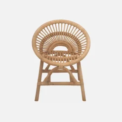 Sedia per bambini in rattan