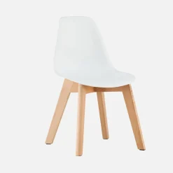 Sedia scandinava per bambini in legno di faggio