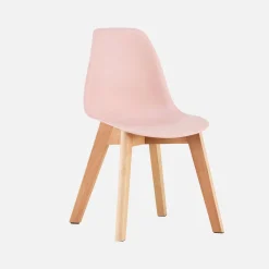 Sedia scandinava per bambini in legno di faggio