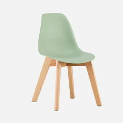 Sedia scandinava per bambini in legno di faggio