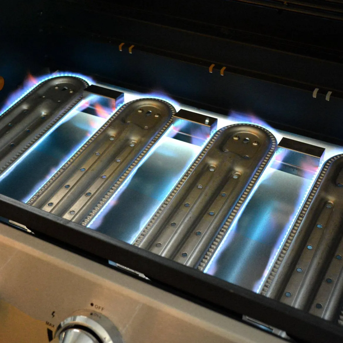 Set 4 bruciatori e 4 diffusori per barbecue Richelieu, D'Artagnan e Rochefort