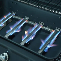 Set 4 bruciatori e 4 diffusori per barbecue Athos, Albert e Bazin