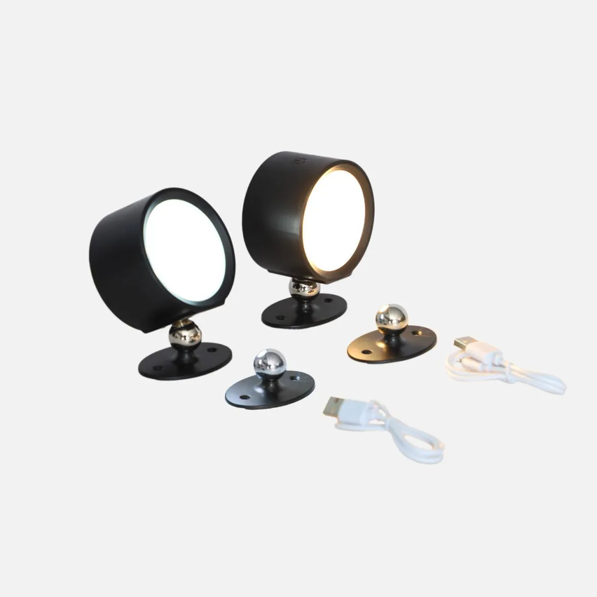 Set 2 lampade ricaricabili per pergola