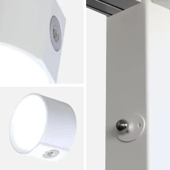 Set 2 lampade ricaricabili per pergola
