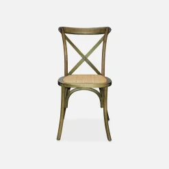 Set 4 sedie da bistrot vintage in legno