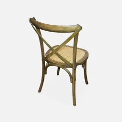 Set 4 sedie da bistrot vintage in legno