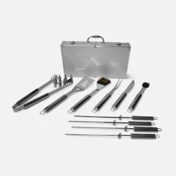 Set 18 utensili per barbecue
