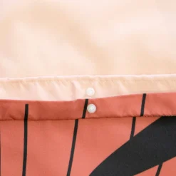 Set biancheria da letto in microfibra reversibile con stampa di panda, 140cm