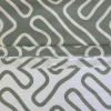 Set biancheria da letto in microfibra reversibile con fantasia, 2 posti