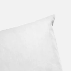 Set biancheria da letto in percalle di cotone bianco