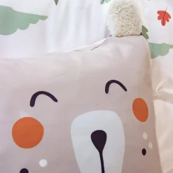 Set biancheria da letto in microfibra reversibile stampato foresta d'autunno, 140cm