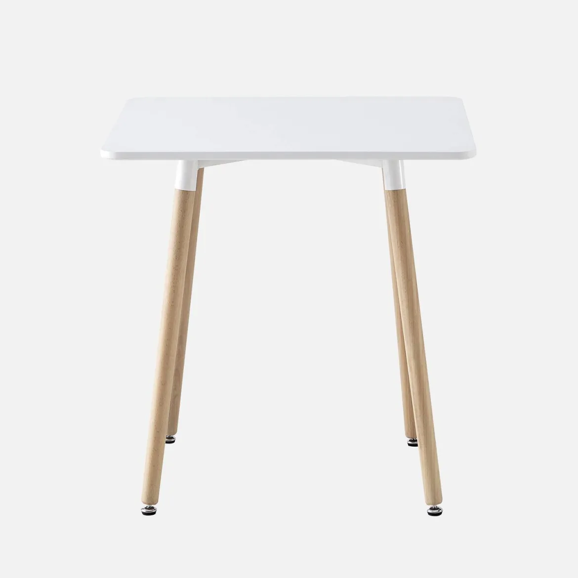 Set da pranzo composto da tavolo quadrato e 2 sedie, 70cm
