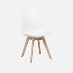 Set da pranzo composto da tavolo quadrato e 2 sedie, 70cm