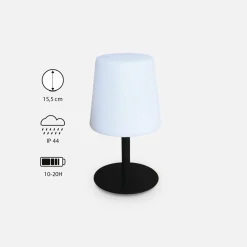Set di 2 lampada da tavolo LED per interni/esterni