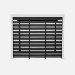 Set di 3 persiane 1m per pergola bioclimatica