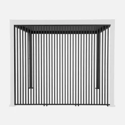Set di 3 persiane verticali 1m pergola bioclimatica