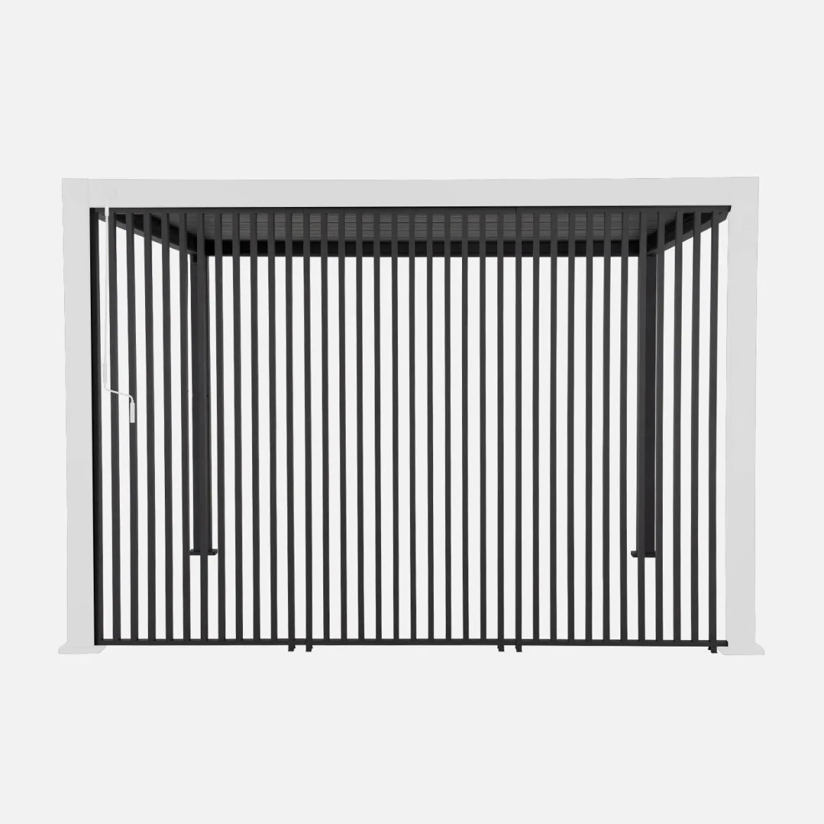 Set di 3 persiane verticali 1.3m per pergola bioclimatica