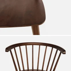 Set di 4 sedie in legno