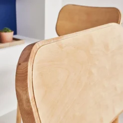 Set di 2 sedie in legno di hevea