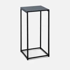 Set di 2 tavolini neri per salotto