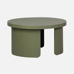 Set di 2 tavolini rotondi impilabili